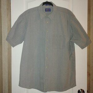 Pendleton men's Sz. XL micro-check pattern wool shirt